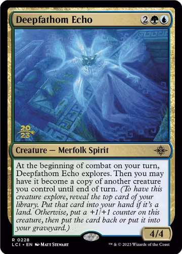 Deepfathom Echo (228), Prerelease Cards — Magic card price