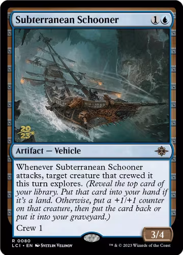 Subterranean Schooner (80), Prerelease Cards — Magic card price