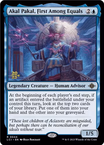 Akal Pakal, First Among Equals (44), Prerelease Cards — Magic card price