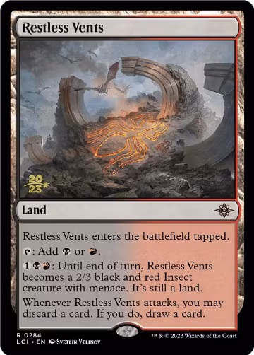 Restless Vents (284), Prerelease Cards — Magic card price