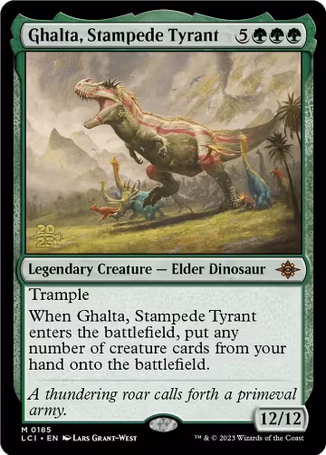 Ghalta, Stampede Tyrant (185), Prerelease Cards — Magic card price