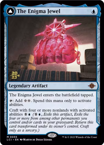 The Enigma Jewel (55), Prerelease Cards — Magic card price