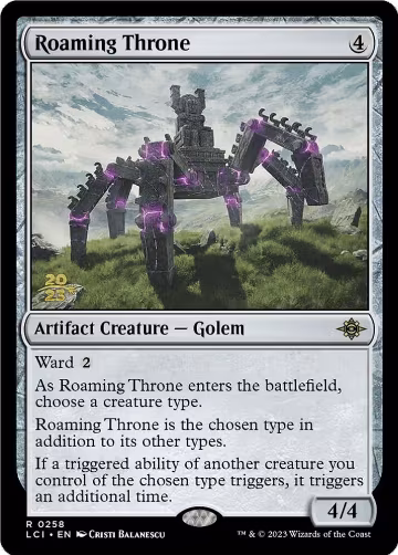 Roaming Throne (258), Prerelease Cards — Magic card price