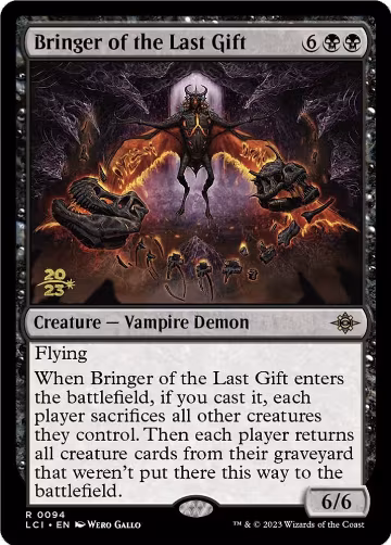 Bringer of the Last Gift (94), Prerelease Cards — Magic card price