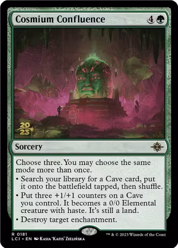 Cosmium Confluence (181), Prerelease Cards — Magic card price