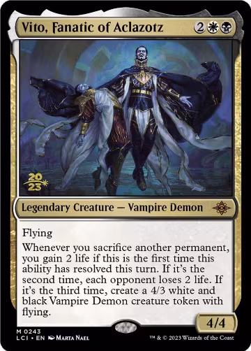 Vito, Fanatic of Aclazotz (243), Prerelease Cards — Magic card price