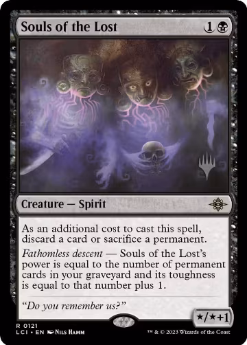 Souls of the Lost (121), Promo Pack: The Lost Caverns of Ixalan — Magic card price