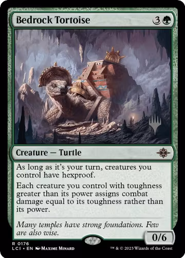 Bedrock Tortoise (176), Promo Pack: The Lost Caverns of Ixalan — Magic card price