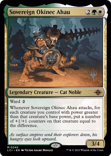 Sovereign Okinec Ahau (240), Promo Pack: The Lost Caverns of Ixalan — Magic card price