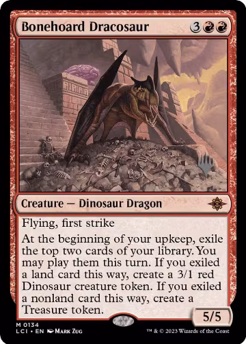Bonehoard Dracosaur (134), Promo Pack: The Lost Caverns of Ixalan — Magic card price