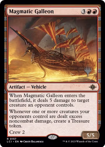 Magmatic Galleon (157), Promo Pack: The Lost Caverns of Ixalan — Magic card price
