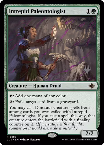 Intrepid Paleontologist (193), Promo Pack: The Lost Caverns of Ixalan — Magic card price