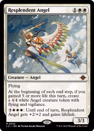 Resplendent Angel (32), Promo Pack: The Lost Caverns of Ixalan — Magic card price