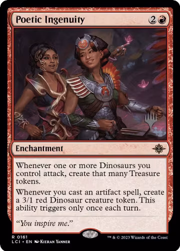 Poetic Ingenuity (161), Promo Pack: The Lost Caverns of Ixalan — Magic card price