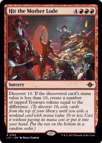 Hit the Mother Lode (153), Promo Pack: The Lost Caverns of Ixalan — Magic card price