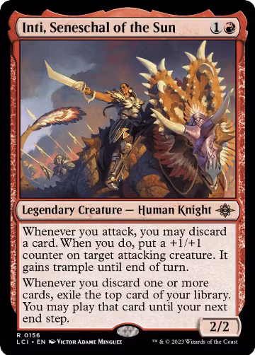 Inti, Seneschal of the Sun (156), Promo Pack: The Lost Caverns of Ixalan — Magic card price