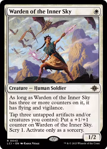 Warden of the Inner Sky (43), Promo Pack: The Lost Caverns of Ixalan — Magic card price