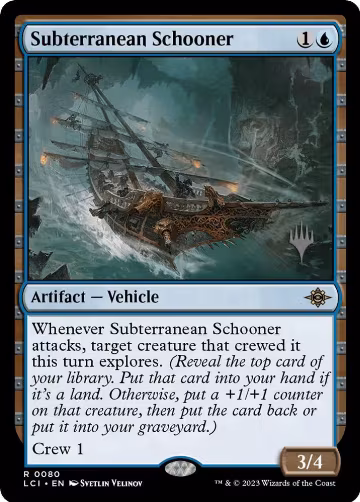 Subterranean Schooner (80), Promo Pack: The Lost Caverns of Ixalan — Magic card price