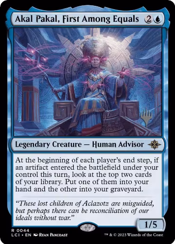 Akal Pakal, First Among Equals (44), Promo Pack: The Lost Caverns of Ixalan — Magic card price