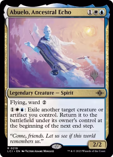 Abuelo, Ancestral Echo (219), Promo Pack: The Lost Caverns of Ixalan — Magic card price