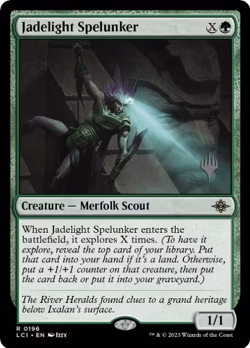 Jadelight Spelunker (196), Promo Pack: The Lost Caverns of Ixalan — Magic card price