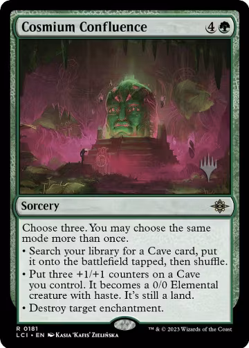 Cosmium Confluence (181), Promo Pack: The Lost Caverns of Ixalan — Magic card price