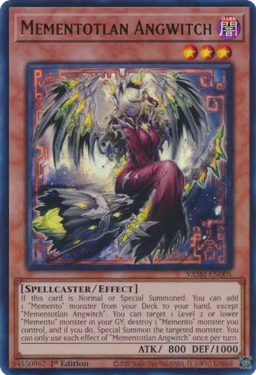 Mementotlan Angwitch (VASM-EN005), Valiant Smashers — Yu-Gi-Oh! card price