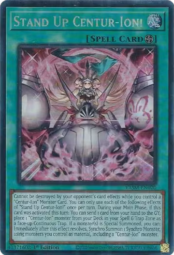 Stand Up Centur-Ion! (CR) (VASM-EN020), Valiant Smashers — Yu-Gi-Oh! card price