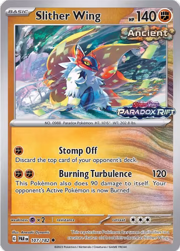 Slither Wing - 107/182 (Store Exclusive Promo) (107/182), Miscellaneous Cards & Products — Pokémon card price
