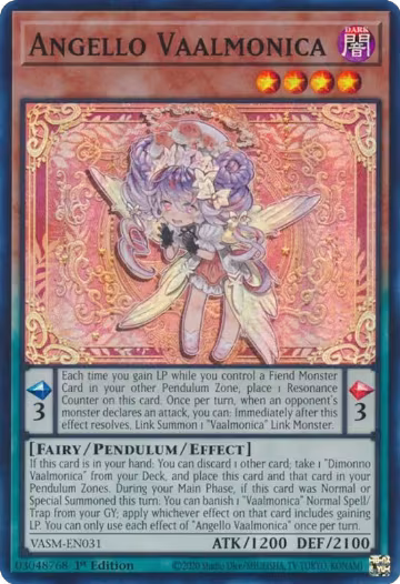 Angello Vaalmonica (VASM-EN031), Valiant Smashers — Yu-Gi-Oh! card price