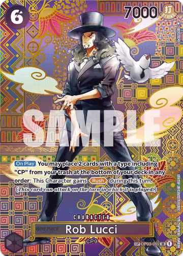 Rob Lucci (092) (SP) (OP03-092), Awakening of the New Era — One Piece card price