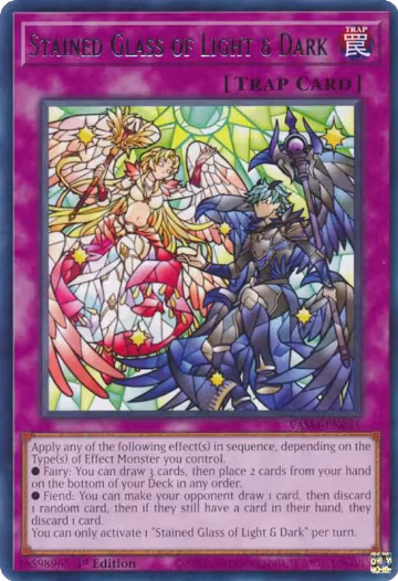Stained Glass of Light & Dark (VASM-EN045), Valiant Smashers — Yu-Gi-Oh! card price