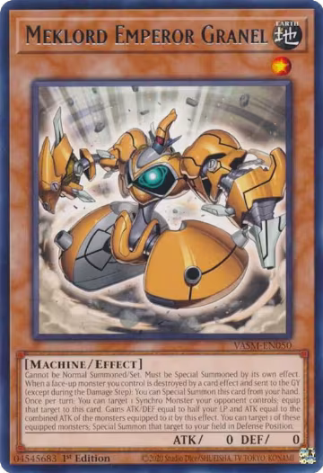 Meklord Emperor Granel (VASM-EN050), Valiant Smashers — Yu-Gi-Oh! card price
