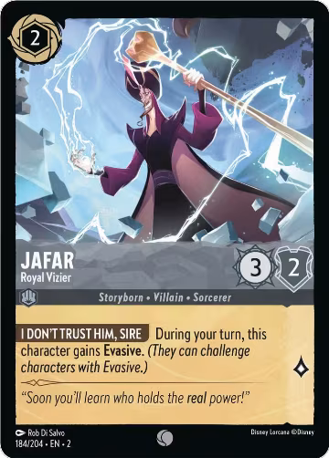 Jafar - Royal Vizier (184/204), Rise of the Floodborn — Lorcana card price