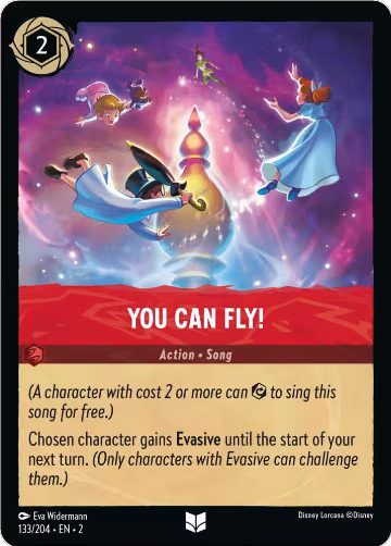 You Can Fly! (133/204), Rise of the Floodborn — Lorcana card price