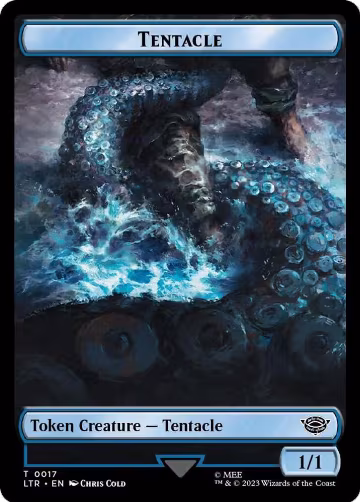 Tentacle // Food (0023) Double-Sided Token (Surge Foil) (17 // 23), Universes Beyond: The Lord of the Rings: Tales of Middle-earth — Magic card price