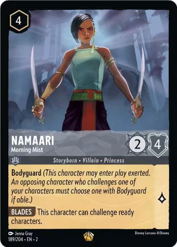 Namaari - Morning Mist (189/204), Rise of the Floodborn — Lorcana card price