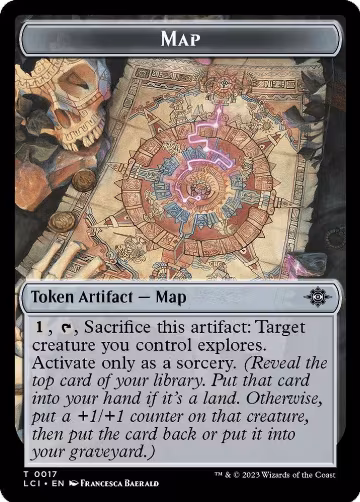 Map Token (17), The Lost Caverns of Ixalan — Magic card price
