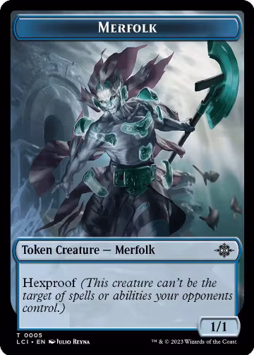 Merfolk Token (5), The Lost Caverns of Ixalan — Magic card price