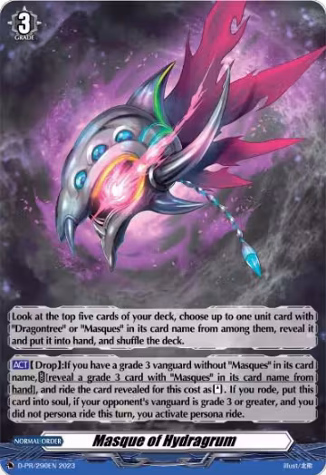 Masque of Hydragrum (290) (D-PR/290EN), D Promo Cards — Vanguard card price