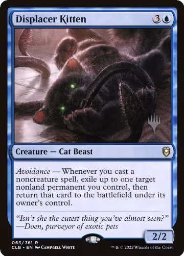 Displacer Kitten (63), Promo Pack: The Lost Caverns of Ixalan — Magic card price