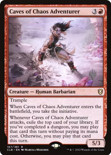 Caves of Chaos Adventurer (167), Promo Pack: The Lost Caverns of Ixalan — Magic card price