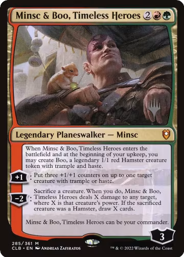 Minsc & Boo, Timeless Heroes (285), Promo Pack: The Lost Caverns of Ixalan — Magic card price
