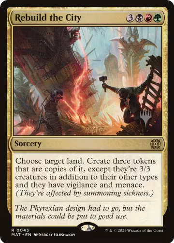 Rebuild the City (43), Promo Pack: The Lost Caverns of Ixalan — Magic card price