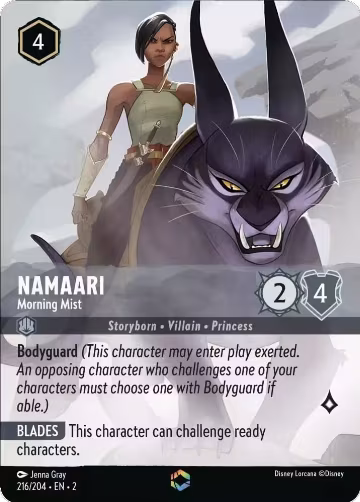 Namaari - Morning Mist (Enchanted) (216/204), Rise of the Floodborn — Lorcana card price