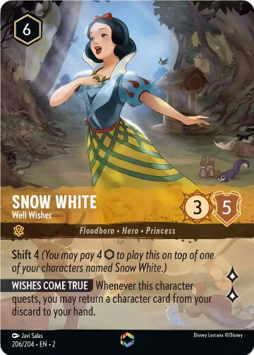 Snow White - Well Wisher (Enchanted) (206/204) — card price