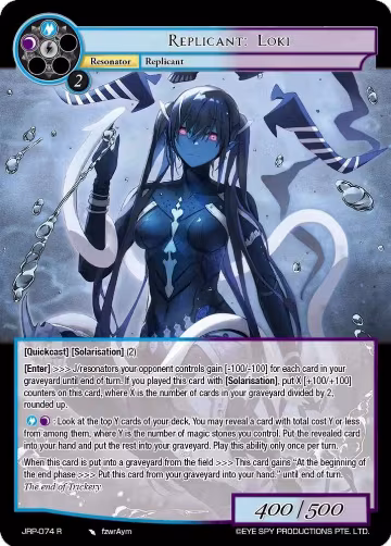 Replicant: Loki (JRP-074 R), Judgment of the Rogue Planet — Force of Will card price
