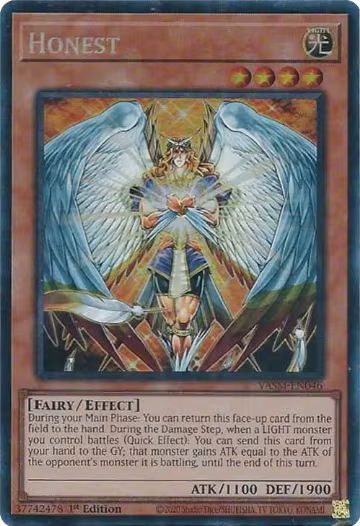 Honest (CR) (VASM-EN046), Valiant Smashers — Yu-Gi-Oh! card price