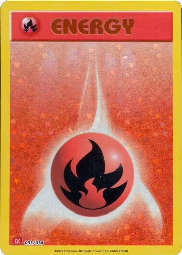 Basic Fire Energy (033/034), Trading Card Game Classic — Pokémon card price