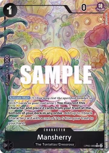 Mansherry (Alternate Art) (OP05-088), Awakening of the New Era — One Piece card price